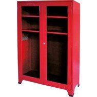 GABINETE ROJO P/6 TRAJES DE BOMBERO 40 X 122 X 180 CM