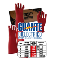 Guante dieléctrico para electricista