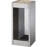 PORTAEXTINTOR CUADRADO INOXIDABLE ESPEJO PARA PQS 4.5 A 6 KG