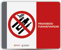 Prohibido Vapear/Fumar