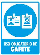 Uso Obligatorio de Gafete