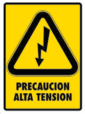 Precaución Alta Tensión