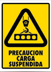 Precaución Carga Suspendida