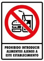 Prohibido Introducir Alimentos Ajenos